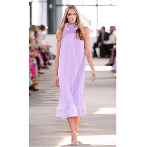 Tibi Pleated Sleeveless Dress